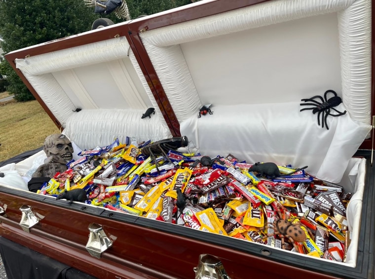 Sam Lee's Halloween decorations.