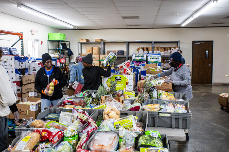 Houston Food Bank volunteers.