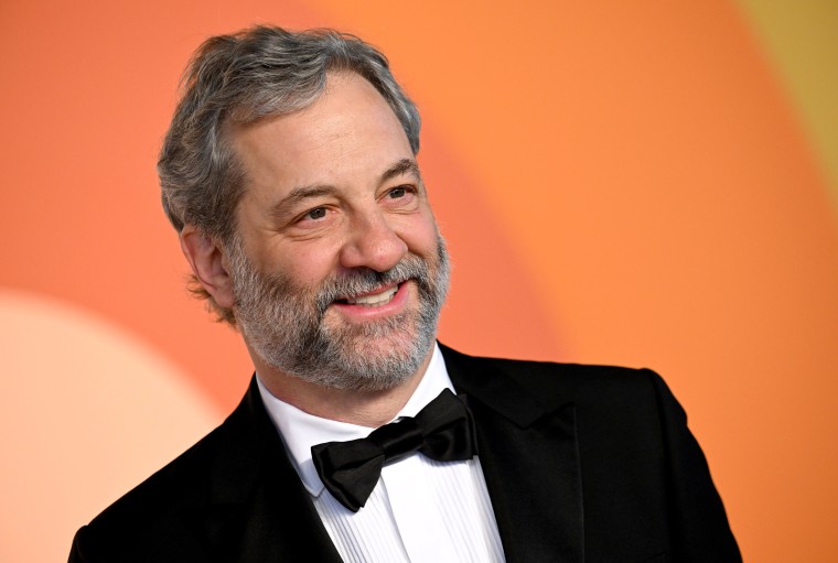 Judd Apatow attends the 2025 Vanity Fair Oscar Party on March 2, 2025 in Beverly Hills.