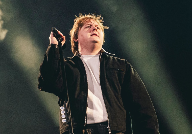 Lewis Capaldi performs on stage during his concert at Motorpoint Arena Nottingham on September 26, 2025 in Nottingham, England.
