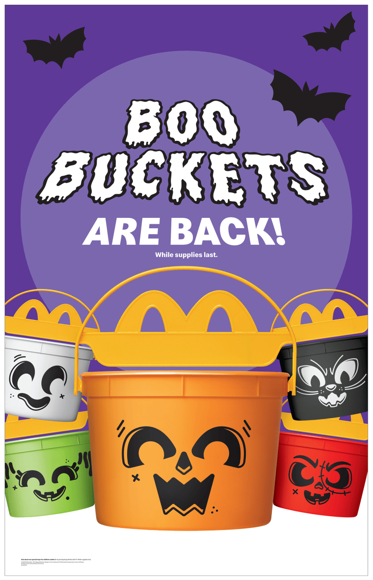 McDonald's Boo Buckets.