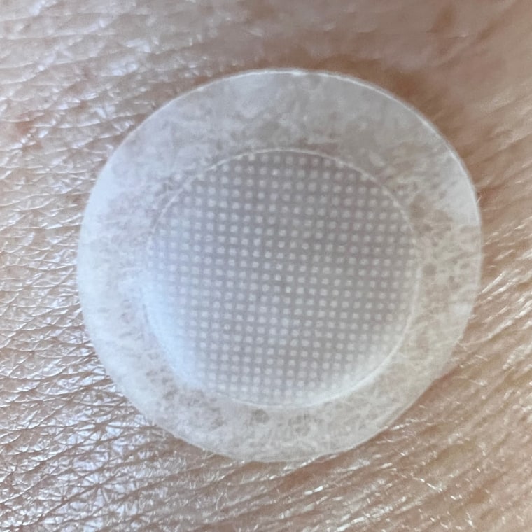 A close-up of the Hero Cosmetics Mighty Patch Micropoint for Dark Spots