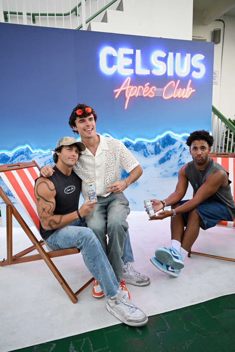 Festa de lançamento do CELSIUS Spritz Vibe no Palm Tree Club Miami