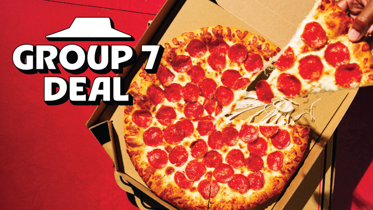 Pizza Hut is jumping on the "Group 7" bandwagon by offering a deal.