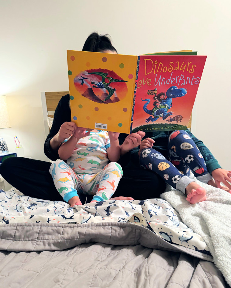 'Do Not Disturb' mode on! Burke makes it a habit to set boundaries between work and parenting for her own sanity.