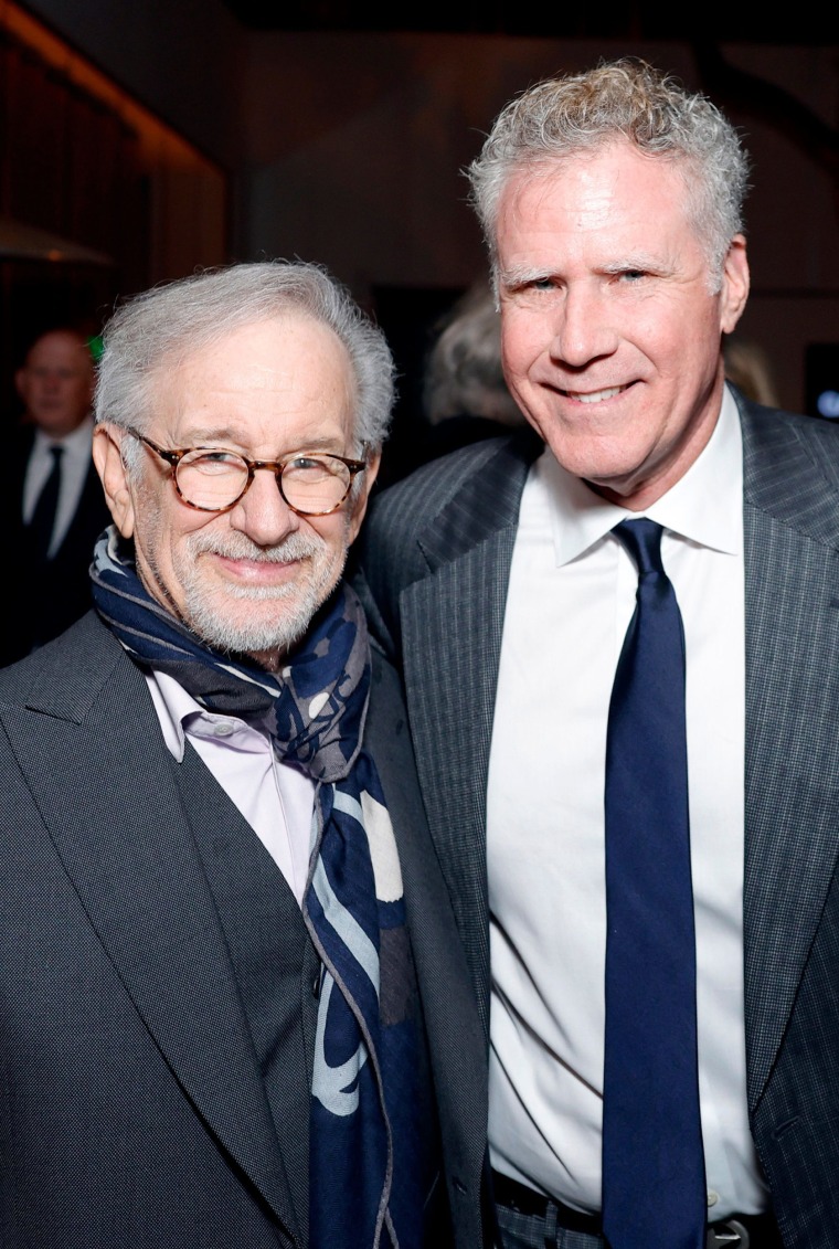 Steven Spielberg and Will Ferrell attend the 19th Annual Hammer Museum Gala on May 4, 2024 in Los Angeles.