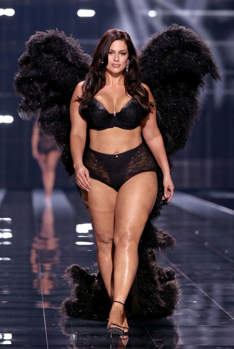Ashley Graham walks the runway for Victoria's Secret Fashion Show 2025 on October 15, 2025 in New York.