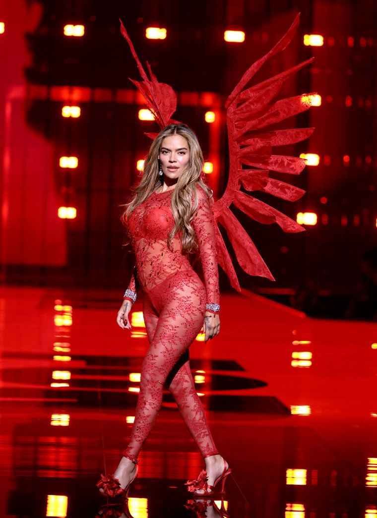 Karol G walks the runway for Victoria's Secret Fashion Show 2025 on October 15, 2025 in New York.