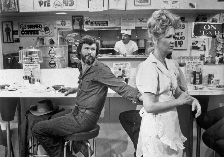 Kris Kristofferson and Diane Ladd in a scene "Alice Doesn't Live Here Anymore." 