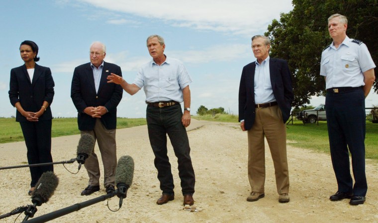 Image: BUSH RICE CHENEY RUMSFELD MEYERS