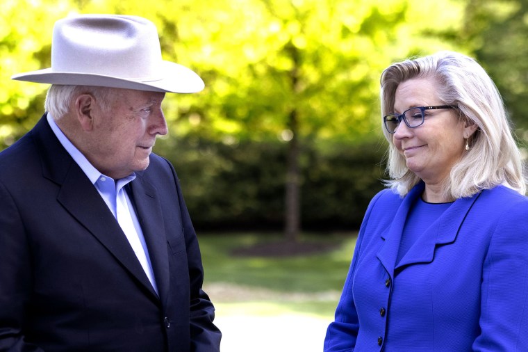 Congresswoman Liz Cheney and Dad Former VP Dick Cheney