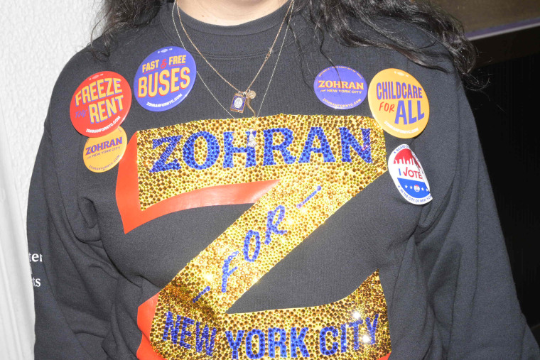 Supporters for Zohran Mamdani astatine nan Brooklyn Paramount connected Nov. 4, 2025 successful New York.