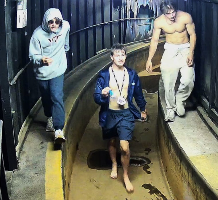 Three men are accused of entering the Playland amusement park in Rye, N.Y., during the overnight hours of Sept. 23-24 and committing acts of theft and vandalism.