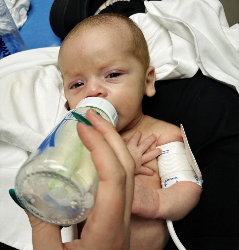 Summer Besecke's son, Syrus.