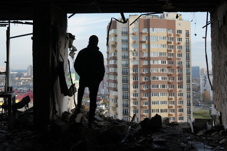 A Russian attack overnight, mostly targeting the capital Kyiv, killed four people and damaged buildings across the city, Ukrainian authorities said on November 14, 2025.