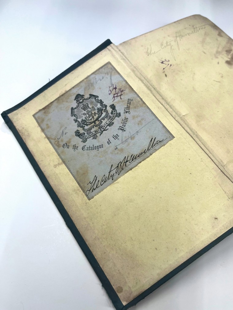 “The Excellent Woman” Hamilton Library book.