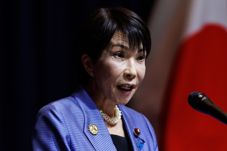 Japan’s first female leader wrestles with sumo’s ban on women – NBC News