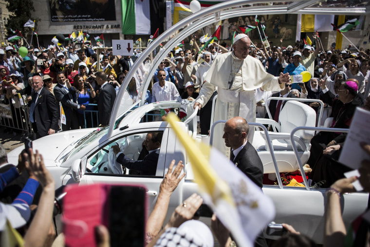 Pope Francis Visit To The Holy Land - Day One