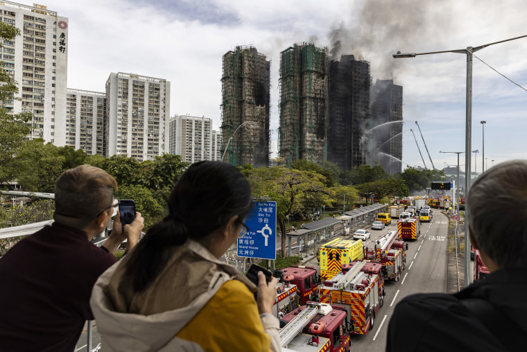 Image: Hong Kong Apartment Fire Kills At Least 44 With Hundreds Missing