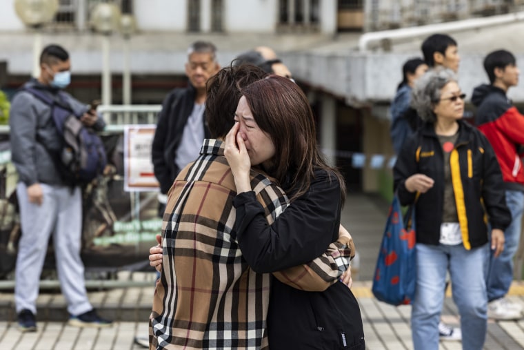 Image: Hong Kong Apartment Fire Kills At Least 44 With Hundreds Missing