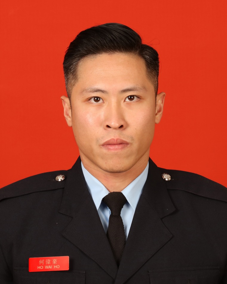 Hong Kong firefighter Ho Wai-ho, 37, was among those killed in the blaze.