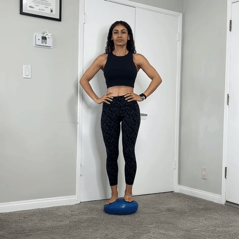 Bosu or Cushion Balance