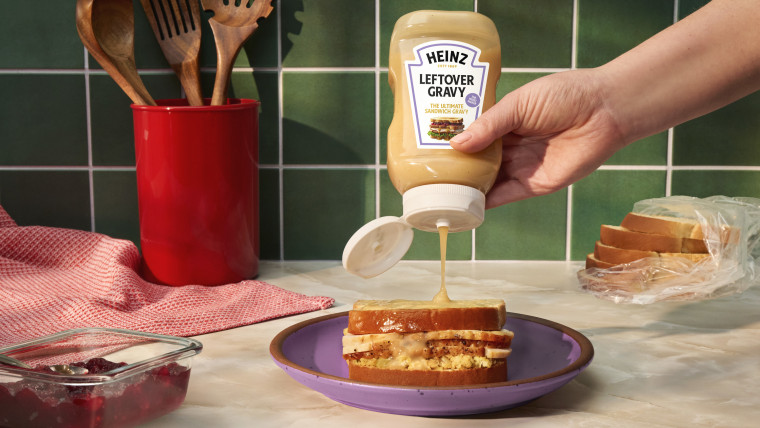 Heinz Leftover Gravy, inspired by the Moist Maker sandwich from "Friends."