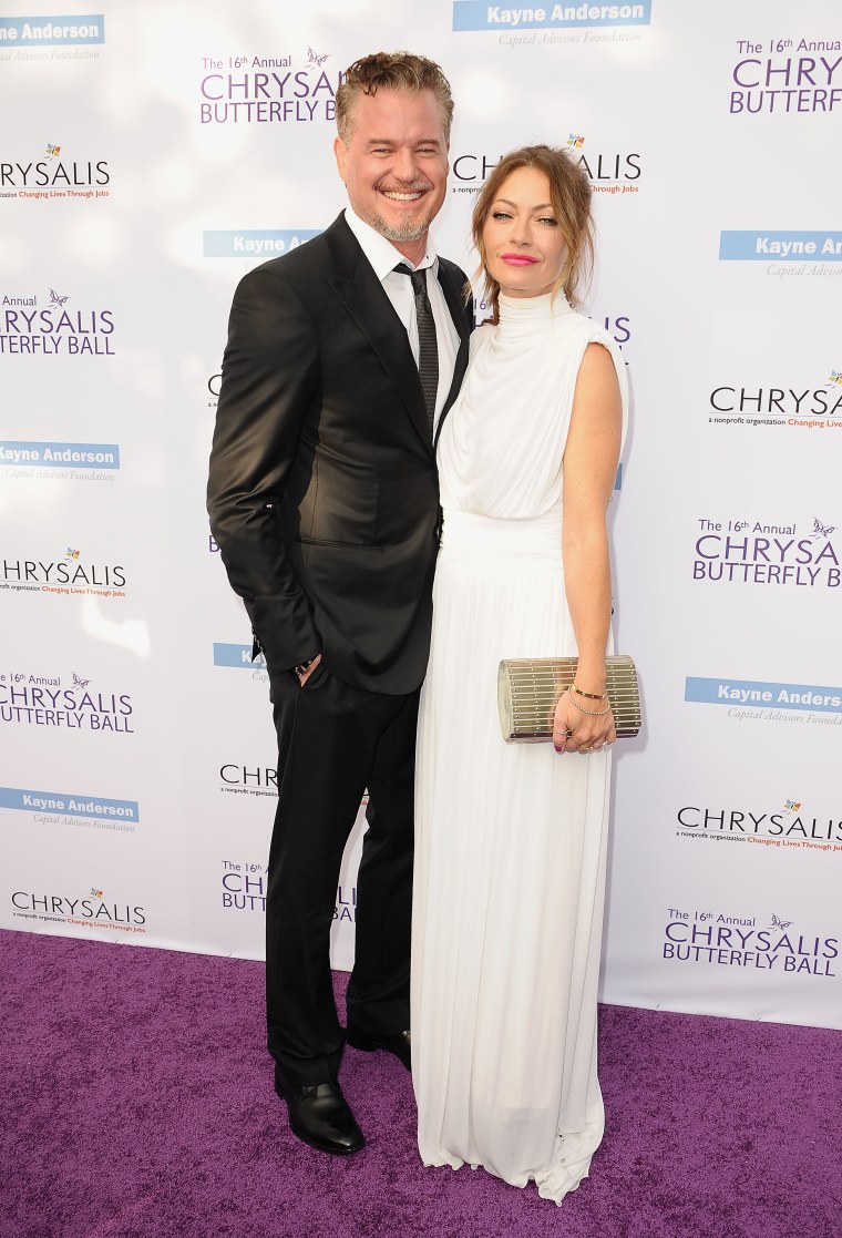 Eric Dane and Rebecca Gayheart at the 16th annual Chrysalis Butterfly Ball on June 3, 2017 in Brentwood, California.  