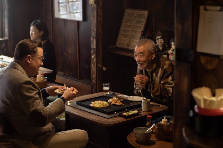 Brendan Fraser e Akira Emoto em 