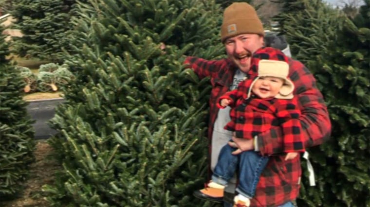 Dan Russ with his son, Liam.