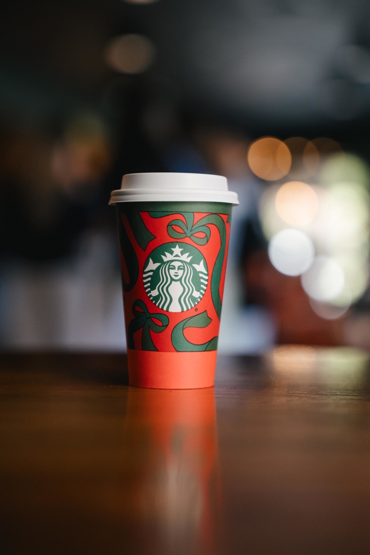 Starbucks Holiday shoot at a store on Mercer Island on October 14, 2025.