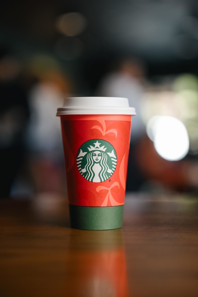 Starbucks Holiday shoot at a store on Mercer Island on October 14, 2025.