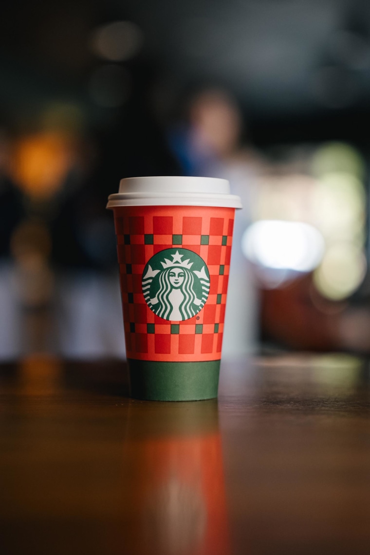 Starbucks Holiday shoot at a store on Mercer Island on October 14, 2025.