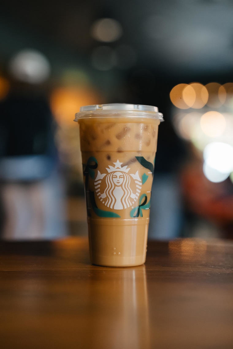 Starbucks Holiday shoot at a store on Mercer Island on October 14, 2025.