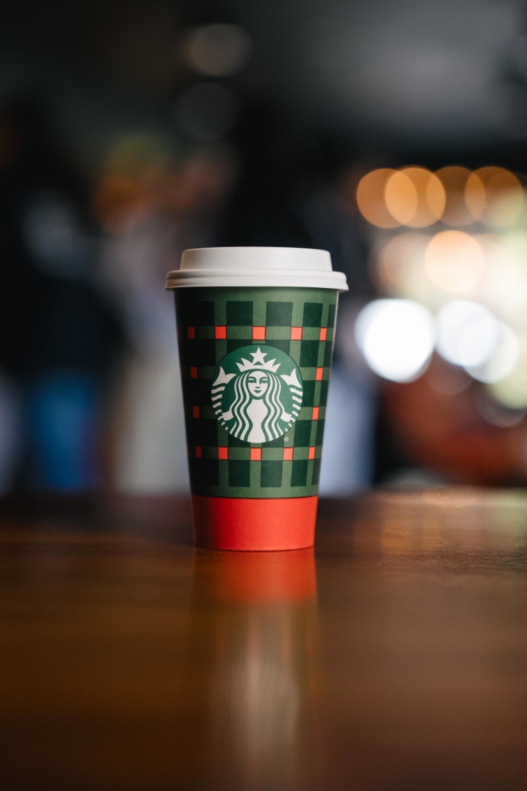 Starbucks Holiday shoot at a store on Mercer Island on October 14, 2025.