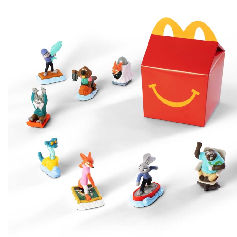 McDonald’s new Zootopia Happy Meal and toys.