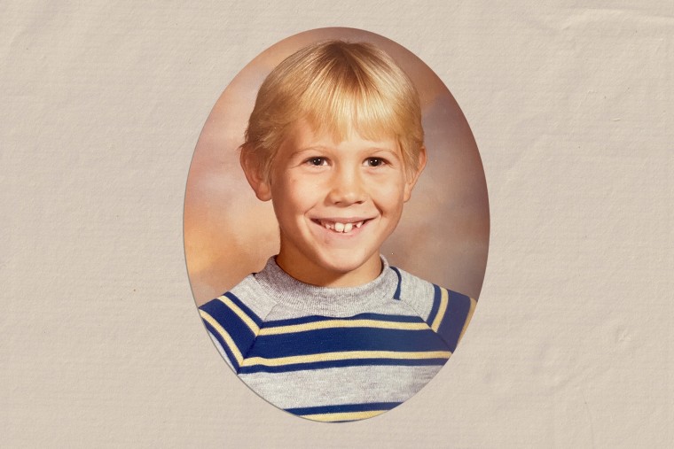 Travis Reger as a young child.