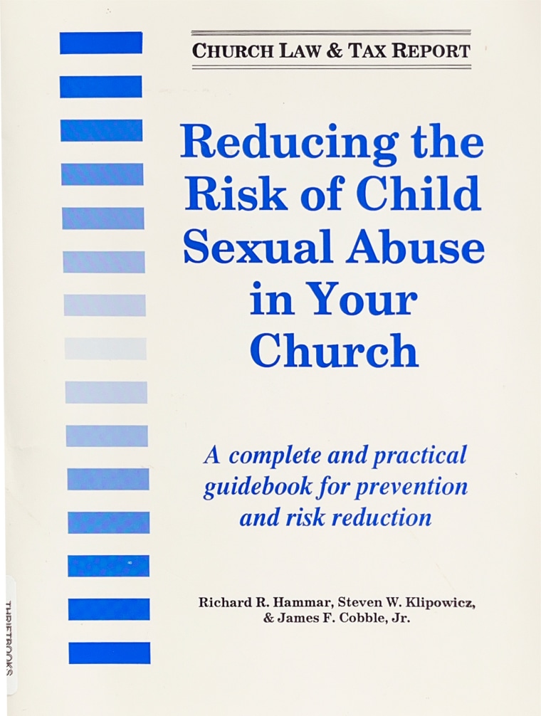 A book for reducing the risk of child sexual abuse in your church.