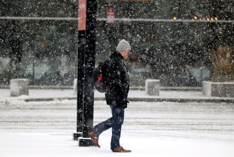 Parts of Mass. saw 4 to 8 inches of snow from Tuesday's storm