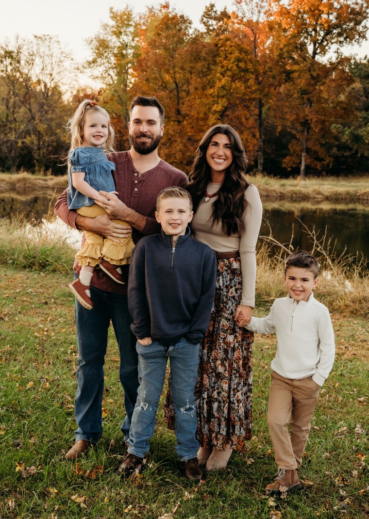 Peyton Riley and her family