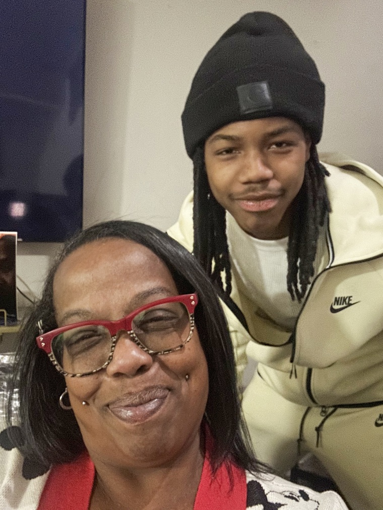 Image: De’Jon Darrell Fox Jr. and his grandmother Apryl Tarrance.