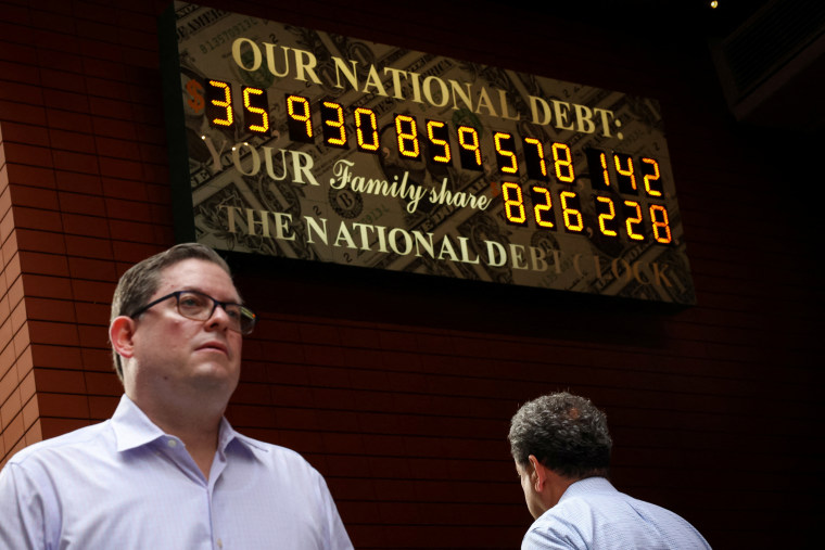 The National Debt Clock in New York