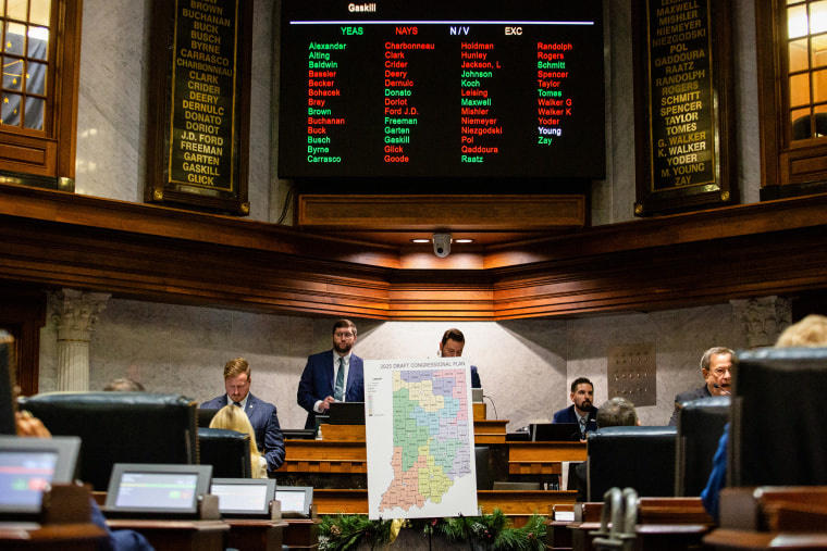 Indiana Senate Votes Down Trump-Backed Congressional Map