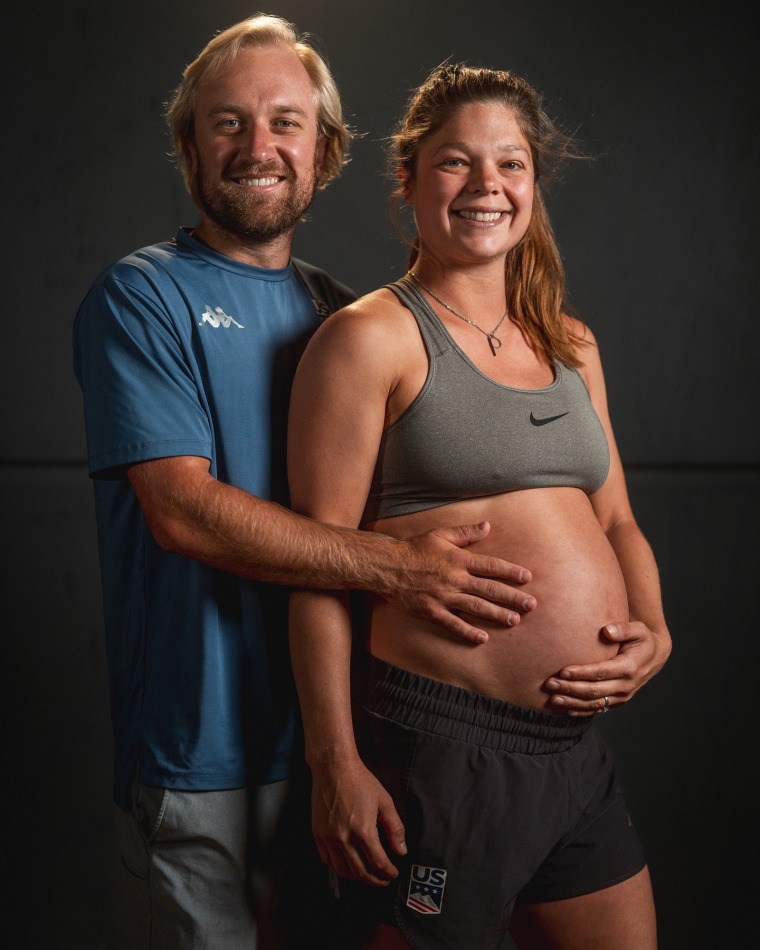 Ashley Caldwell e Justin Schoenifeld.