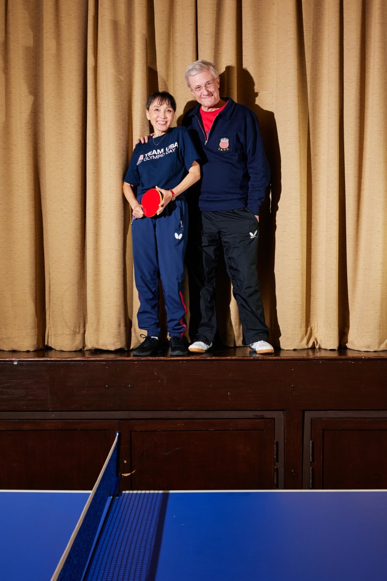 The couple said now that "Marty Supreme" has wrapped, they are back to running their local table tennis clubs on weekdays.