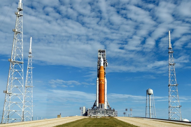 Image: NASA Prepares For Artemis Moon Mission Launch