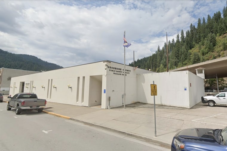 Shoshone County Sheriff's Office building in Wallace, Idaho.