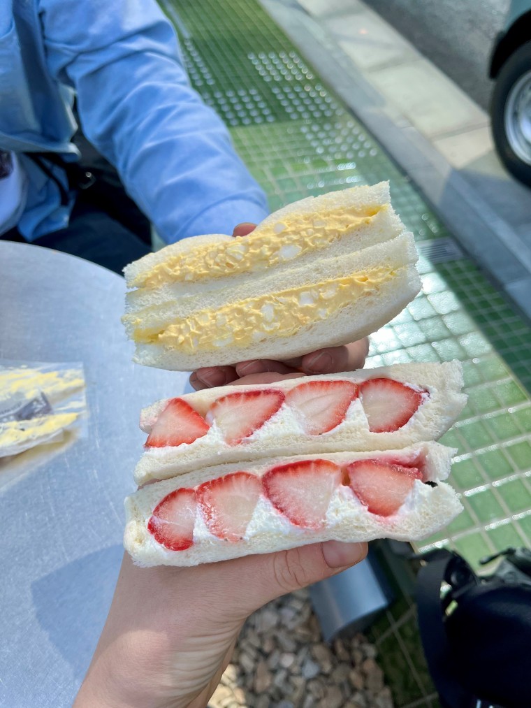 7-Eleven's famous sandos in Japan.