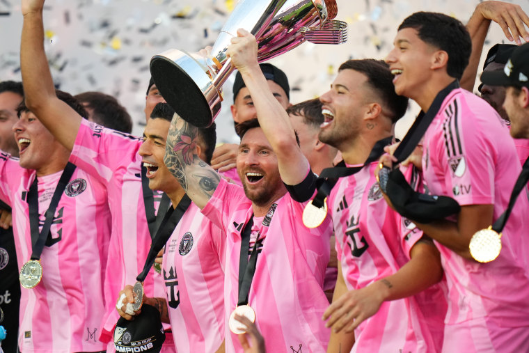 Lionel Messi ayuda al Inter Miami a coronar su primer campeonato de la MLS