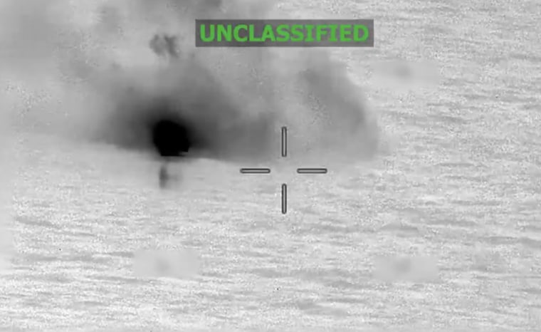 Captura de pantalla de un video compartido por el Comando Sur de EE.UU. el 29 de diciembre en sus redes sociales.